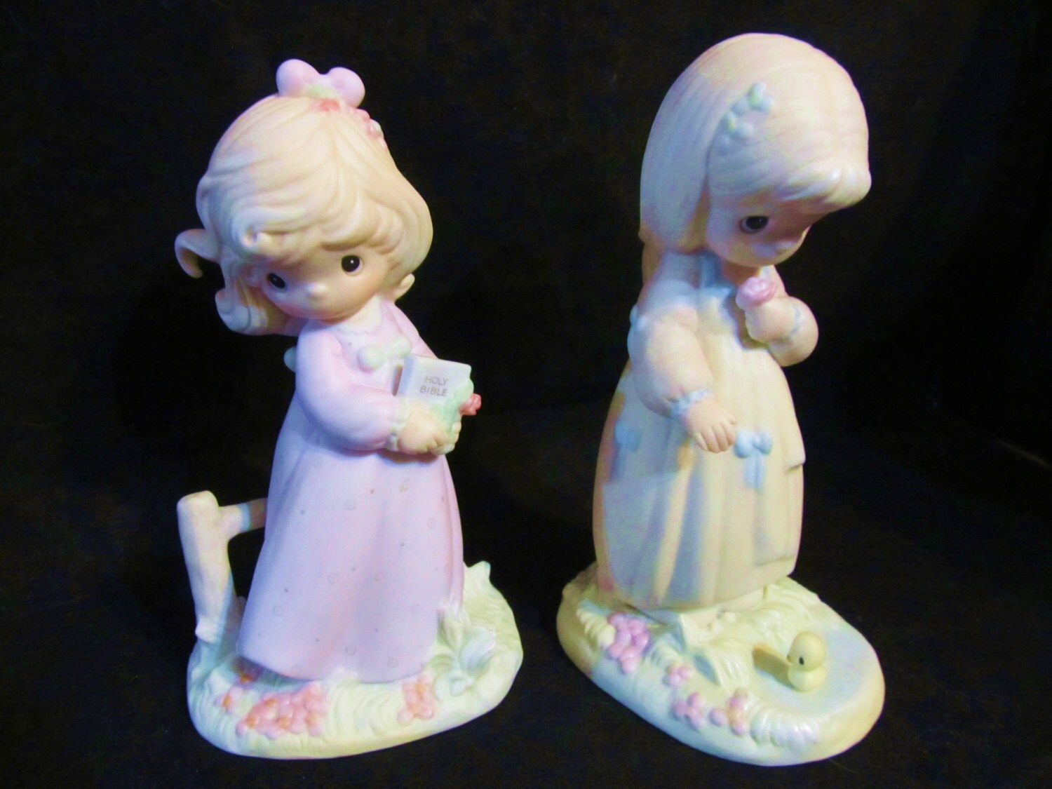 Precious Moments Four Seasons 1984 the Voice of Spring 12068 & 1985 ...