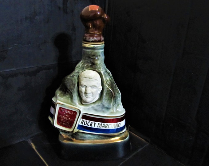 Jim Beam's 1973 Rocky Marciano the Only Undefeated Heavyweight Decanter