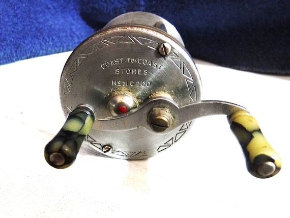 Vintage Coast To Coast 1960's " Baitcaster " Fishing Reel