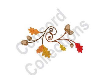 Autumn Embroidery Pattern Fall Needlework Fabric Pattern | Etsy