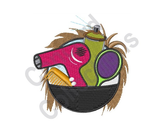 Hair Salon Products Machine Embroidery Embroidery Designs  Etsy