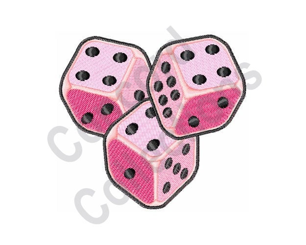 Bunco Dice Machine Embroidery Design Etsy