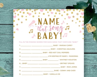Baby Song Game Etsy