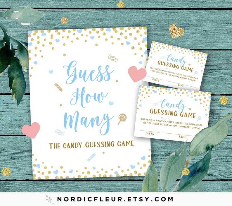 Guess How Many Candies Are In The Jar Boy Baby Shower Games Etsy Guess How Many Candies Are In The Jar Boy Baby Shower Games Etsy