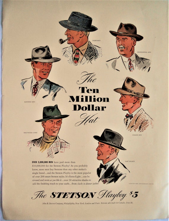 1940 stetson hat
