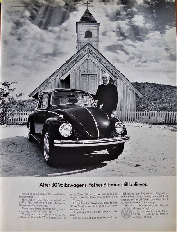 1969 vw bug ad