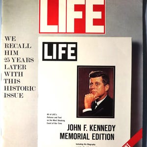 Life Magazine Winter 1988.  John F Kennedy Anniversary Issue.  John F Kennedy 25th Anniversary Life Magazine.