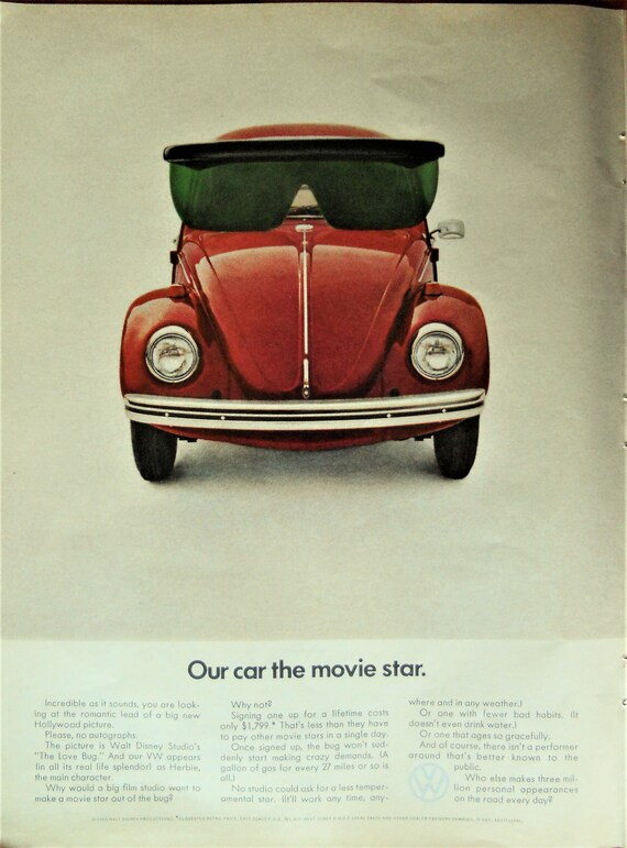 1969 vw bug ad