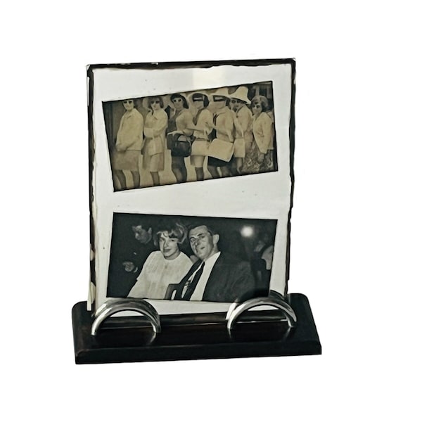 1930s Mirrored Art Deco French Picture Frame