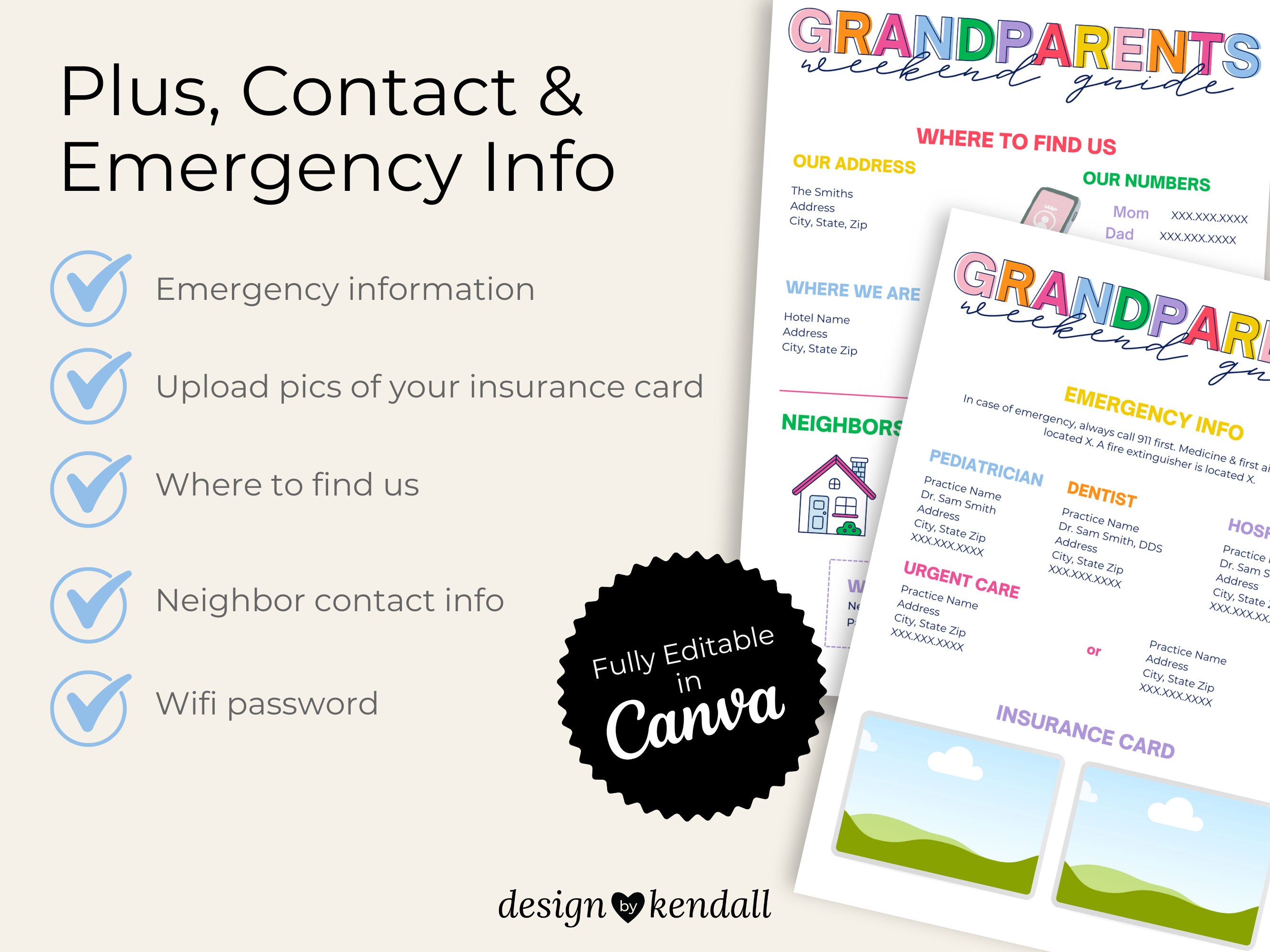 Parent Weekend Away Grandparent Guide Template Etsy Parent Weekend Away Grandparent Guide Template Etsy