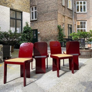 Pierluigi Molinari for Pozzi, 1970 Mid Century Dining Chairs image 2
