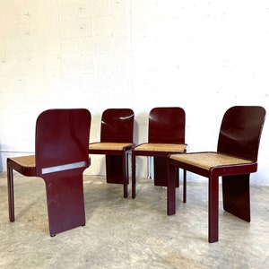 Pierluigi Molinari for Pozzi, 1970 Mid Century Dining Chairs image 1