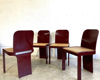 Pierluigi Molinari for Pozzi, 1970 Mid Century Dining Chairs