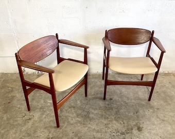 Rare Pair Arne Hovmand Olsen Chairs