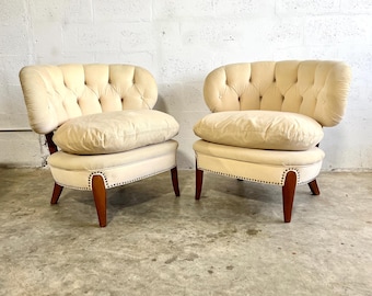 Otto Schulz Scandinavian Modern Lounge Chairs - a pair