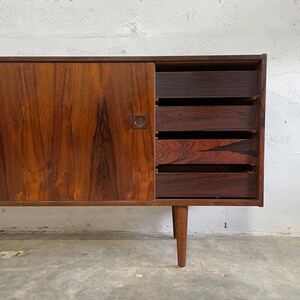 Danish Modern Rosewood Long Console or Credenza image 3