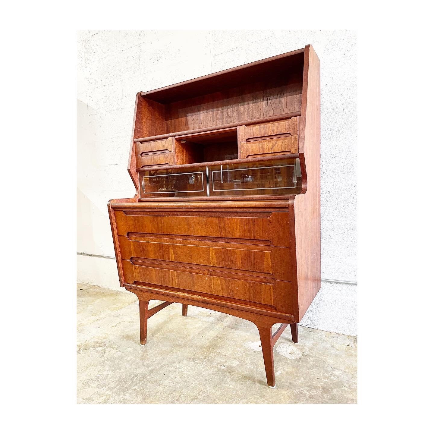 Vintage mid century secretary cheap desk