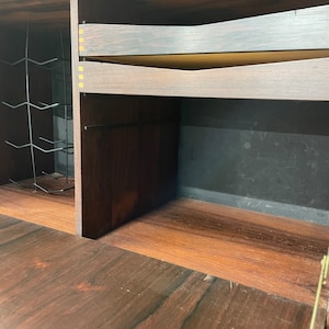 Danish Modern Rosewood Wall Unit with Record Cabinet Cado image 4