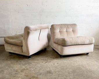 Pair Bellini "Amanta" for C&B Italia Modular Lounge Chairs