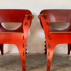 Pair of Puzzle Chairs by David Kawecki image 3