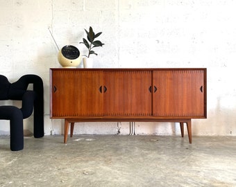 Mid Century Swedish Modern Console or Credenza