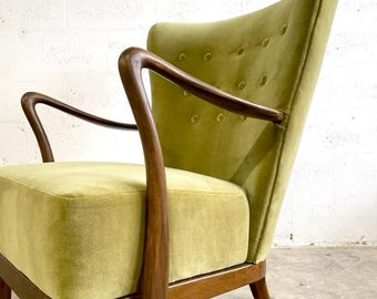 Scandinavian Modern Alfred Christensen Lounge Chair