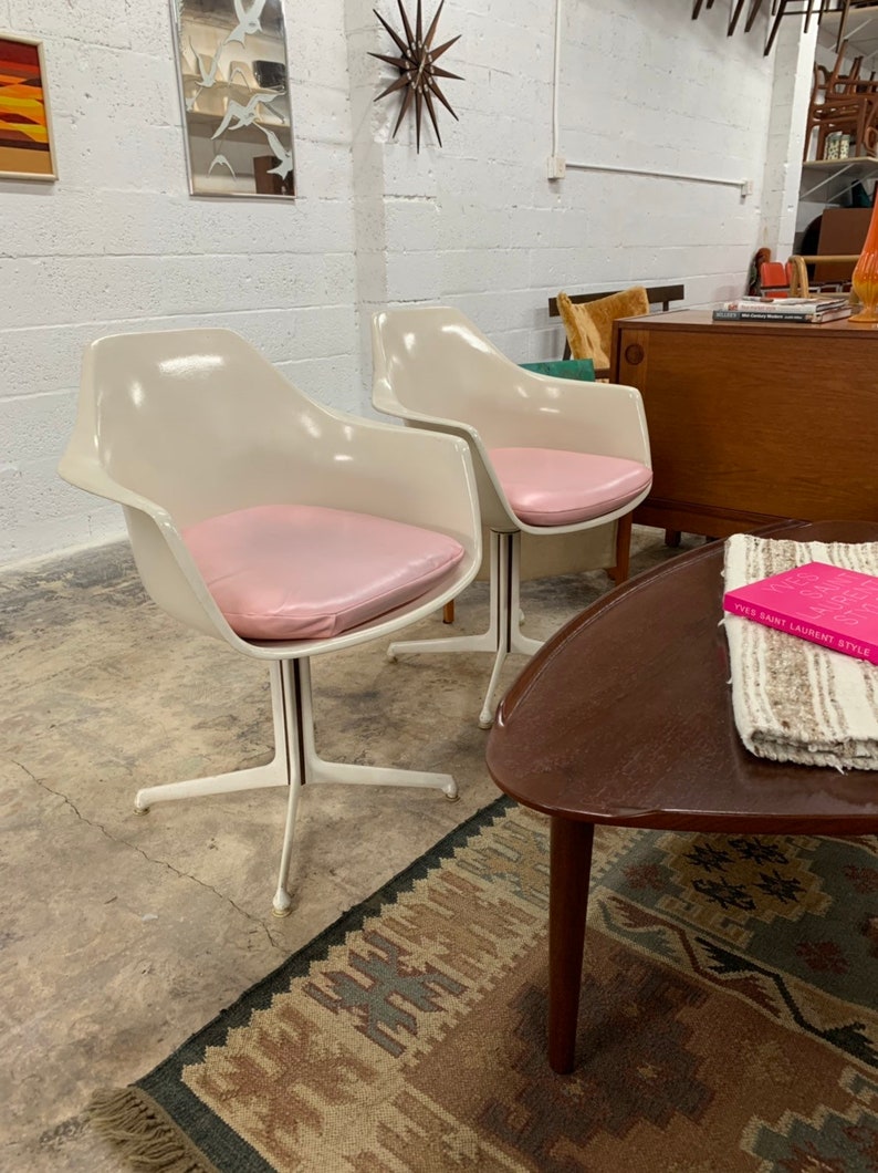 Mid Century Burke Tulip Chairs