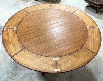 Dyrlund Flip Flap Expandable Danish Modern Dining Table