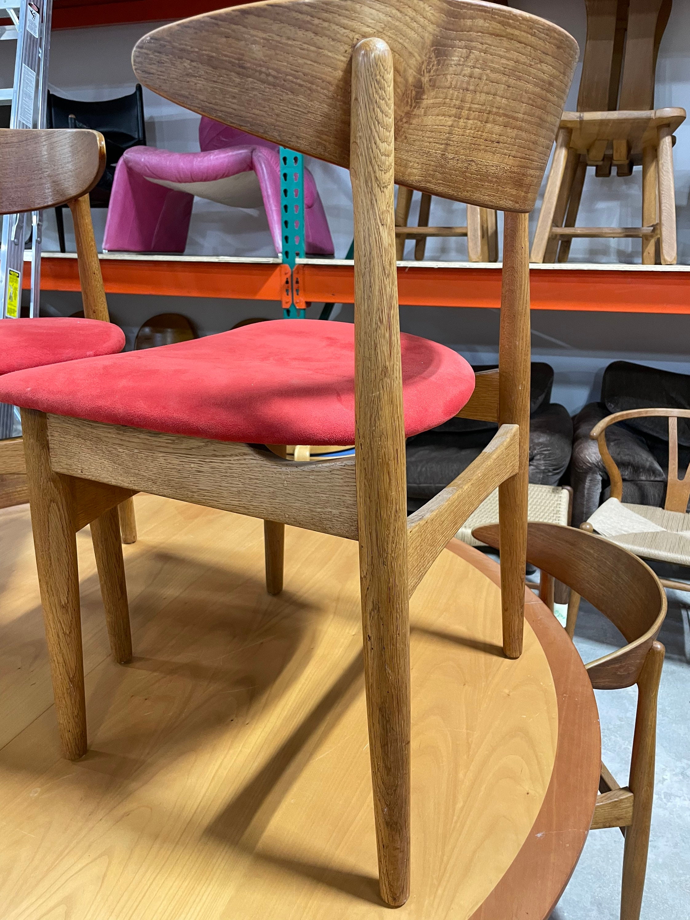 Danish Modern Teak Dining Chairs Set of 4 - Etsy