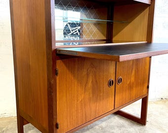 Danish Modern Teak Bar Cabinet by Arne Wahl-Iversen for IKEA