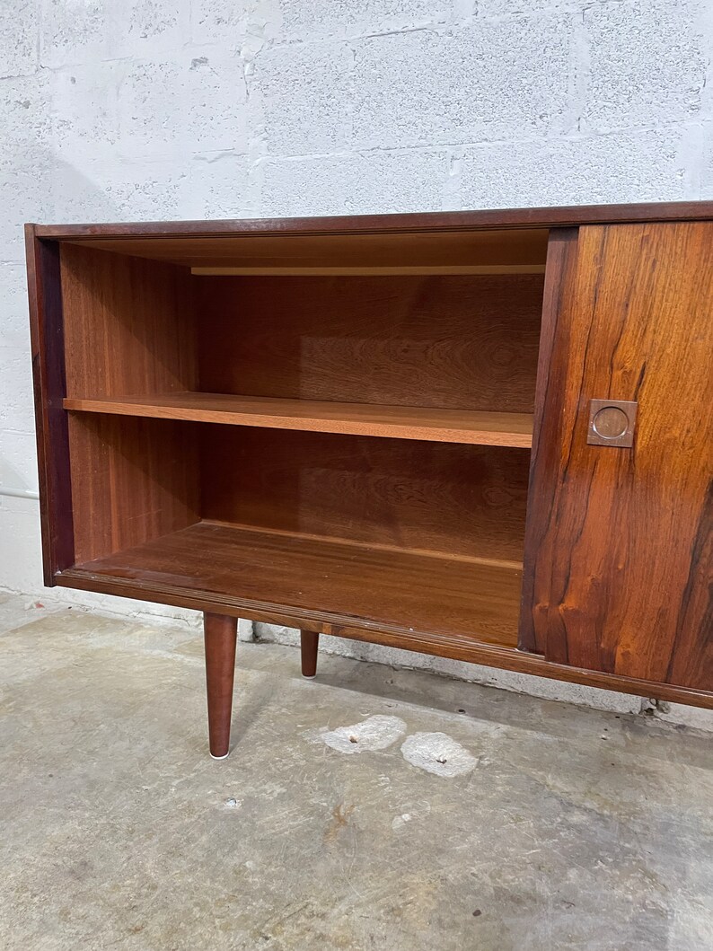 Danish Modern Rosewood Long Console or Credenza image 6