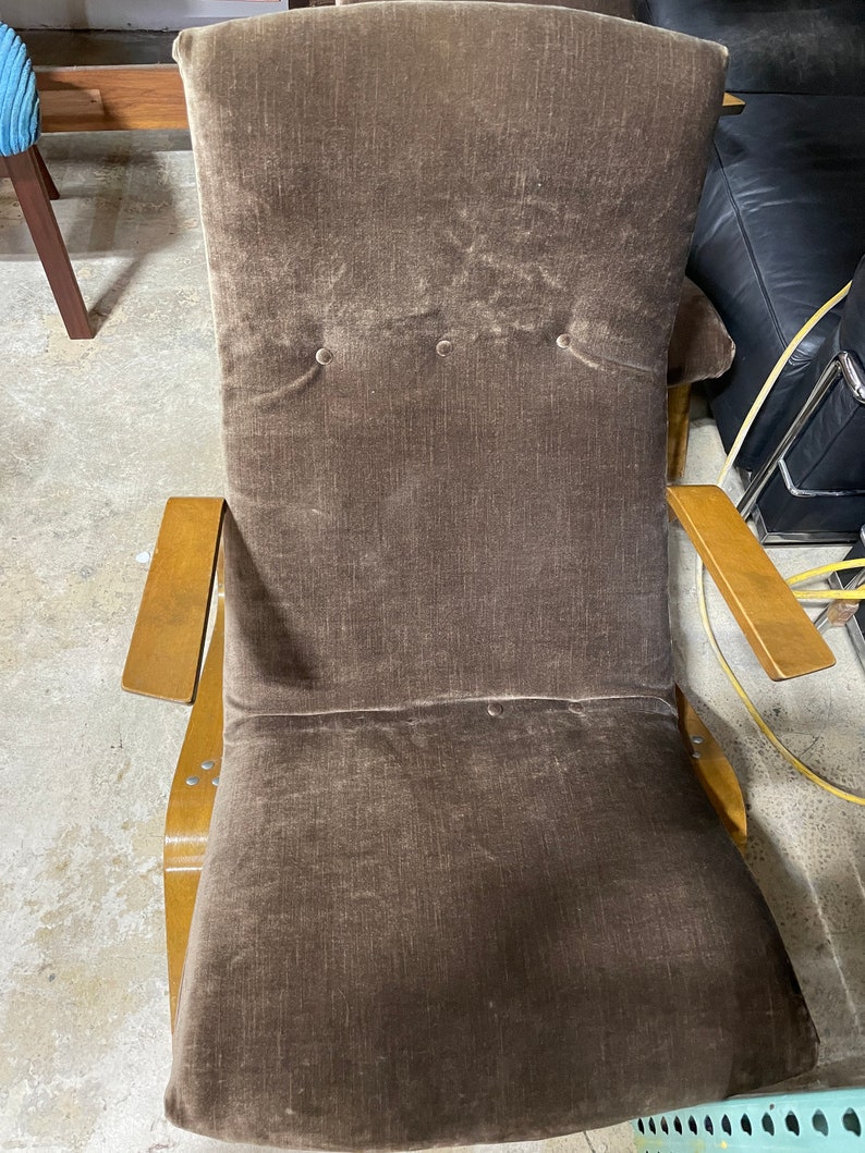 Pair Eero Saarinen for Knoll Model 61 Grasshopper Mid Century Lounge Chair image 8