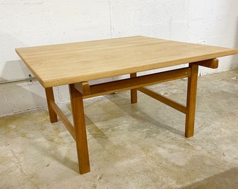 Hans Wegner Oak Coffee Table Danish Modern