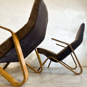 Pair Eero Saarinen for Knoll Model 61 Grasshopper Mid Century Lounge Chair image 2