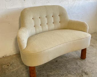 Danish Modern Loveseat Sofa