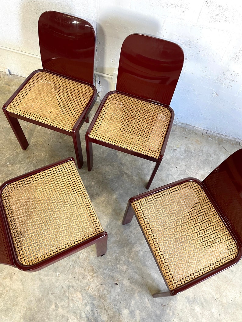 Pierluigi Molinari for Pozzi, 1970 Mid Century Dining Chairs image 8