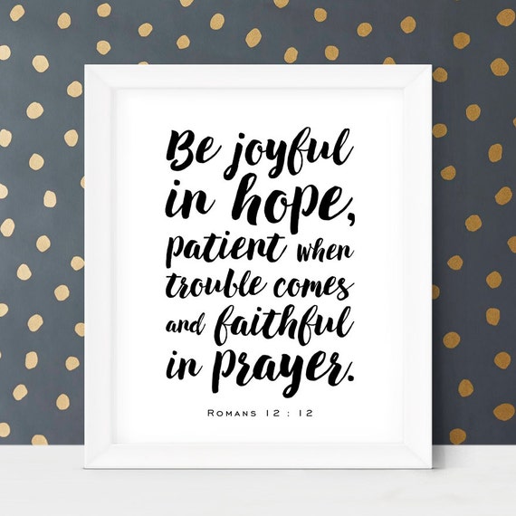 Scripture Art Bible Verse Printable Prayer Art Inspirational | Etsy