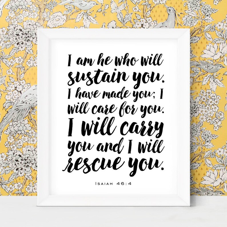 Bible Verse Print Encouraging Quotes Encouragement Gift Women  Etsy