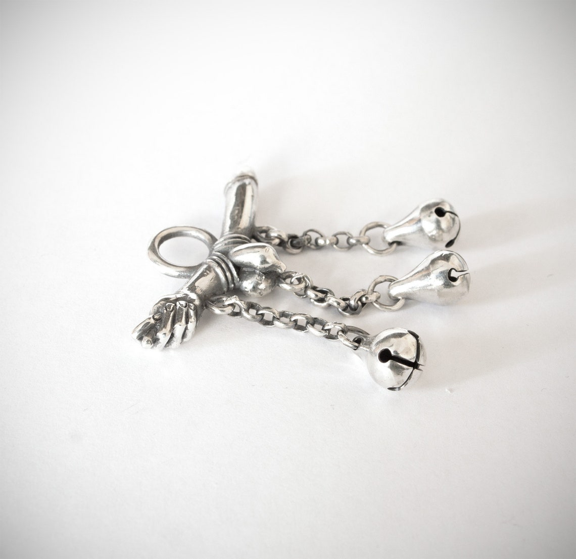 Fig and phallus silver charm pendant handmade sterling silver Etsy