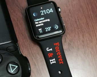 Initial Apple Watch Band Customized Apple Watch Band | Etsy India