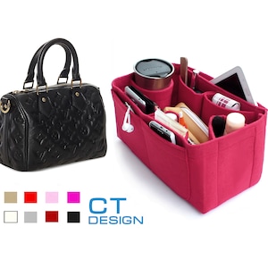  Purse Inserts ​for Lv Speedy 20 Organizer Insert , for monogram  bag, HandBag protective insert ​Tote Bag and hand bag protector, organizer  insert 1083red-S : Clothing, Shoes & Jewelry