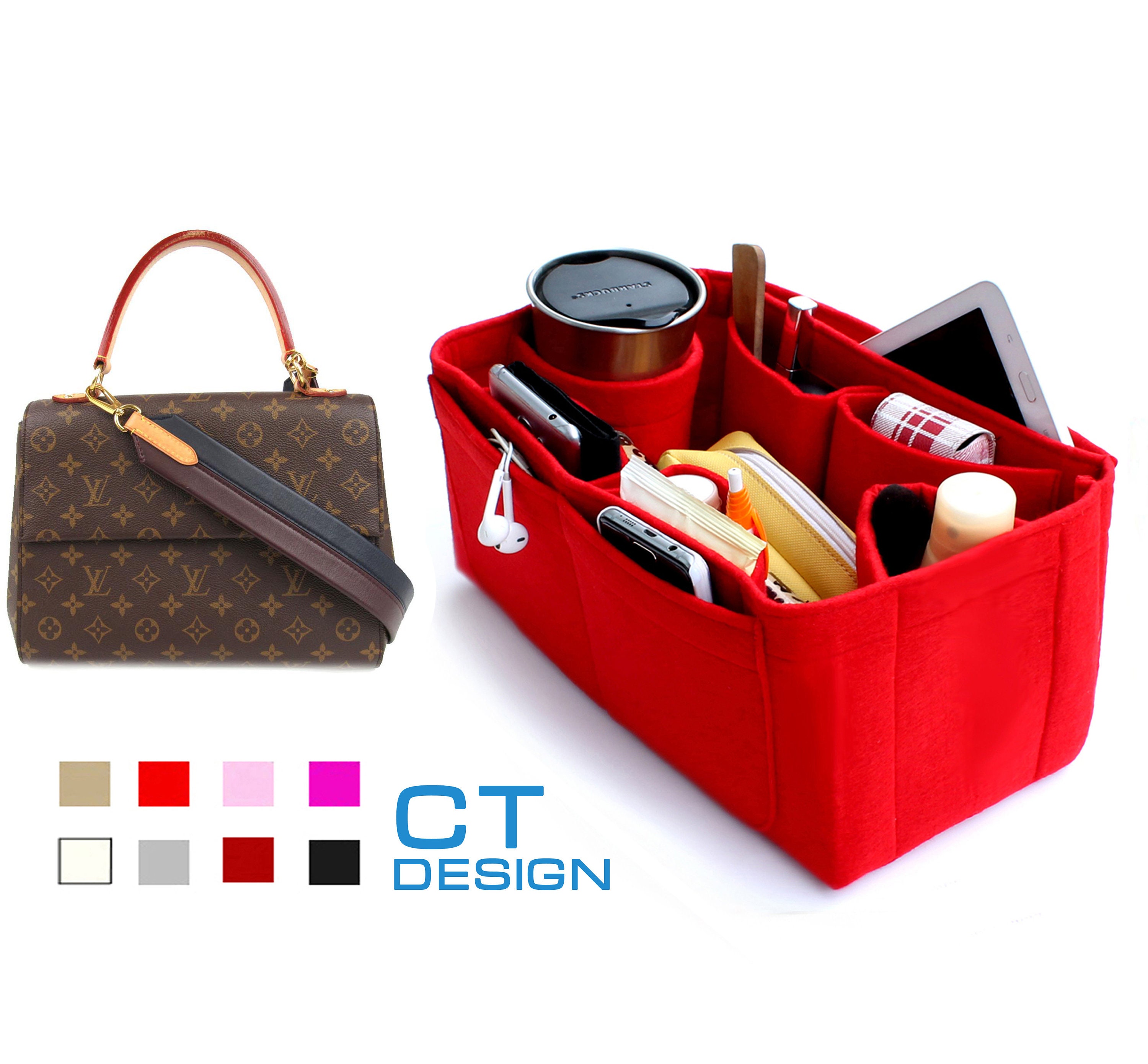  Purse Organizer Insert is applicable to LV Cluny mini BB liner  bag nylon Clooney storage bag organizer2051grey-BB : Clothing, Shoes &  Jewelry