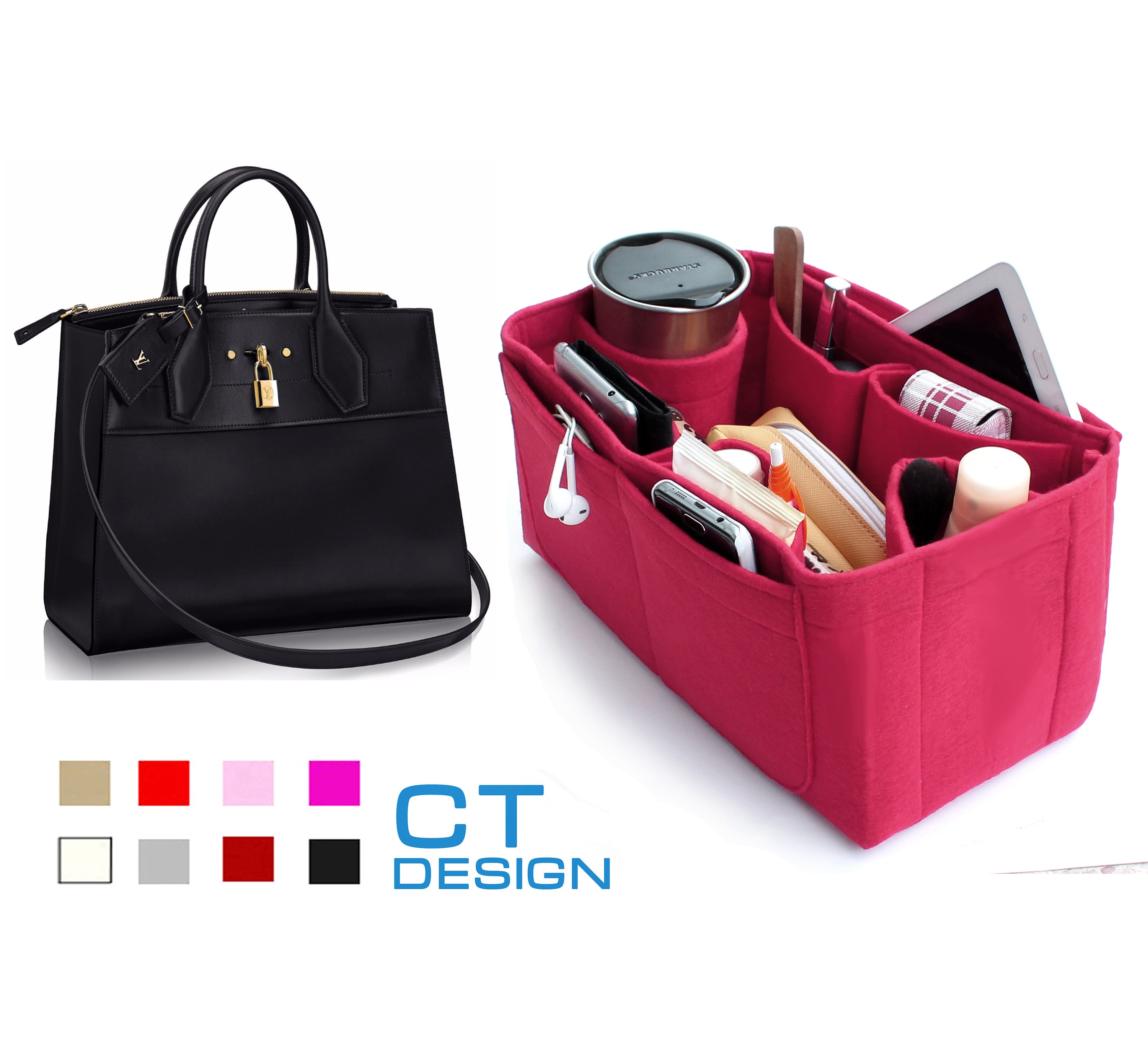 Flower Hobo Bag Organizer Insert for Flower Hobo Tote Bag Etsy