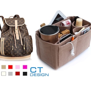 LV Bosphore Backpack organizer, purse insert, bag purse insert, lv bag organizer, backpack organizer, handbag organizer, tote bag insert