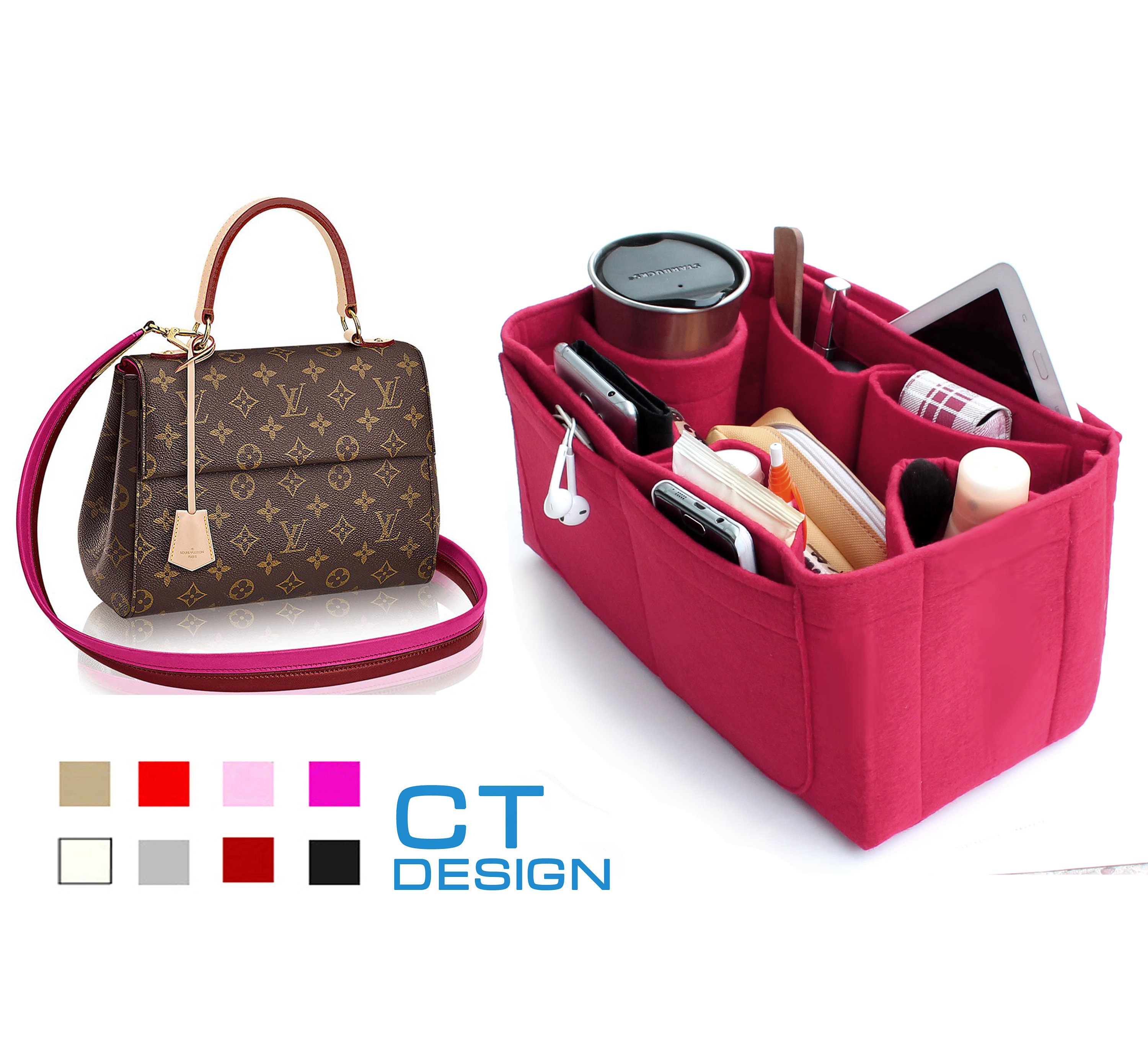 Purse Insert for Hampstead GM, Bag Organizer for Hampstead Mm-gm