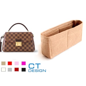 Louis Vuitton Damier Ebene Canvas Croisette Hand Carry Shoulder Handbag  Article:N53000 Made in France: Handbags: .com