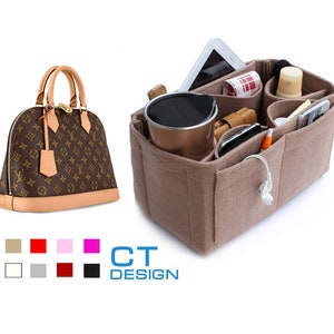 Alma PM bag organizer, purse organizer for lv bags, bag insert for alma pm-mm, bag liner, bag storage, handbag organizer, purse insert