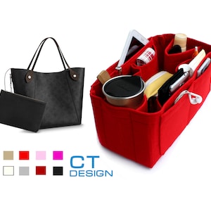 Organizzatore borsa Hina MM, inserto per borse hina, organizzatore lv personalizzabile, portamoneta, fodera portamoneta, inserto borsa borsa, inserto borsa