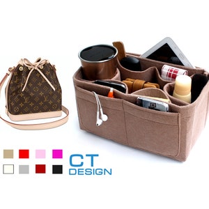 Organizer for Petit Noé, bag liner, purse liners, lv organizers, bag organizer, bag insert, tote bag organizer, purse bag organizers