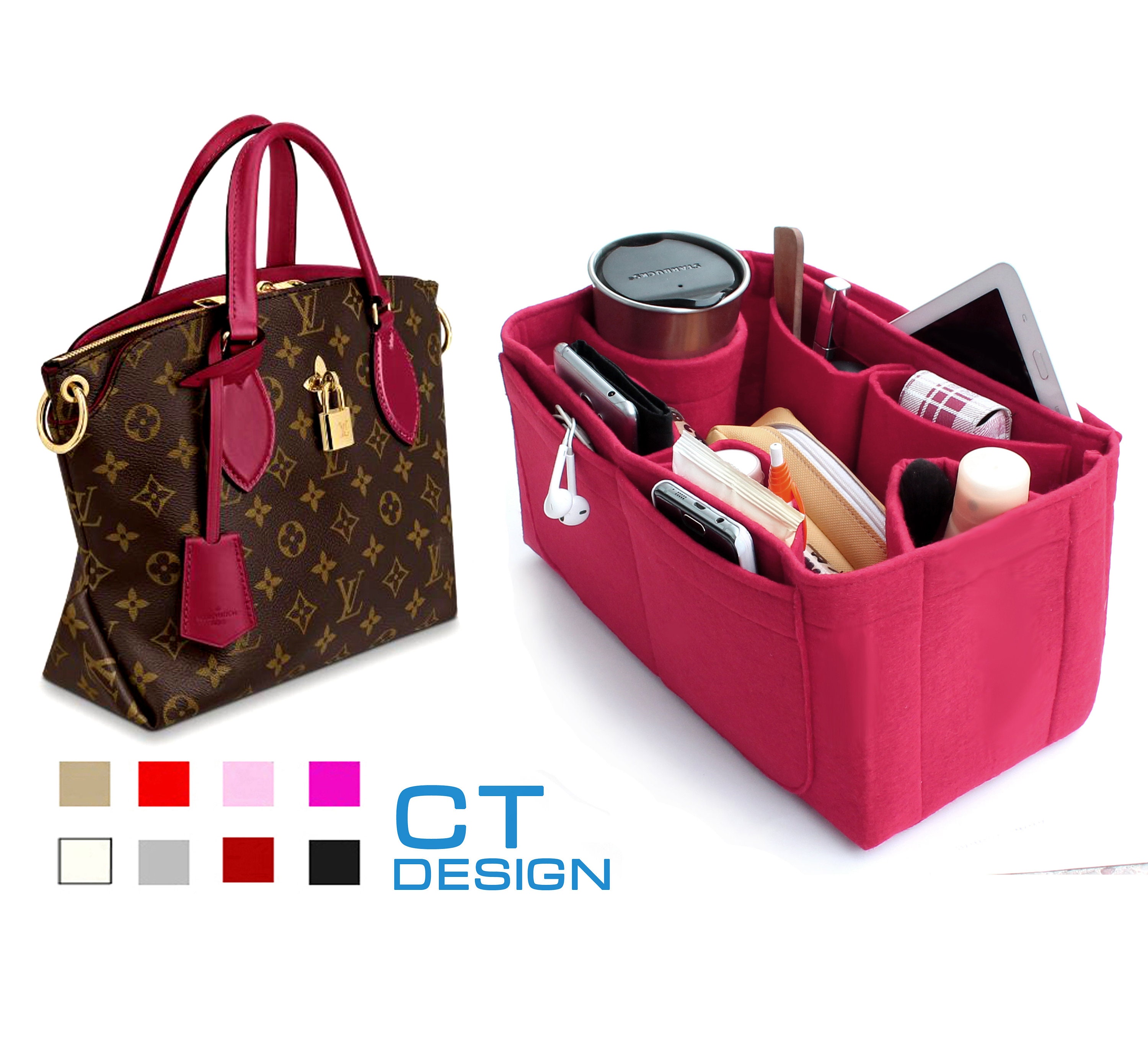 Purse Insert for Hampstead GM, Bag Organizer for Hampstead Mm-gm